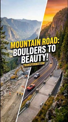 Watch Engineers Build a Road Through a Mountain! 🏔️| Engineering at Its Best