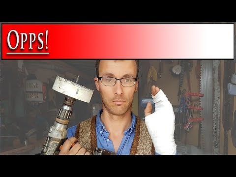 How to use a hole saw without breaking your wrist