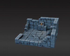 Modular Fantasy Dungeon Tiles – 3D Printable Snap-Fit Terrain Set