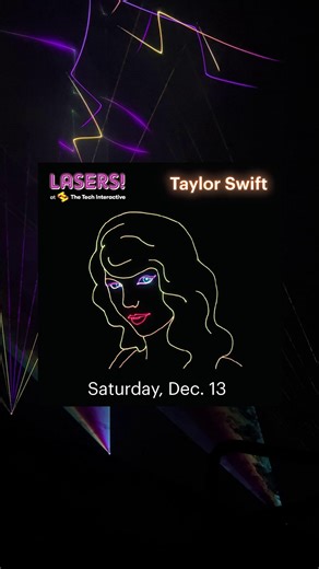 The Tech Interactive on Instagram: "✨Celebrate Taylor's birthday this Saturday, Dec. 13 with a dazzling Taylor Swift Laser Show in our Dome Theater! Two shows. One night only. Endless eras energy. 📅 12/13, 6 p.m. and 7:30 p.m. 🎟️ thetech.org/lasers or link in bio #DowntownSanJose #DTSJ #SanJose #SJ #BayAreaEvents #TaylorSwift"