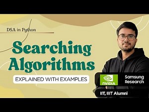 2.21 Searching Algorithms & Linear Search | DSA in Python | Hindi