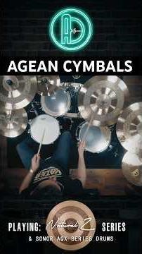 Sonor AQX drums & Agean Cymbals Natural Z Series KICKIN it