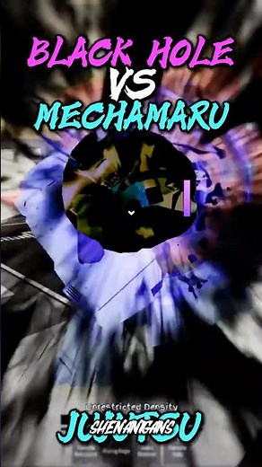 BLACK HOLE VS MECHAMARU ULT JJS NEW UPDATE #jujutsushenanigans #jjs #roblox #shenanigans #jjk