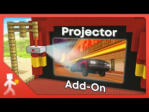 Working Projector Add-On 📽 | Minecraft Bedrock 1.21.94+