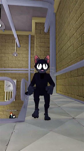 99 NIGHTS IN THE FOREST OF CATS PRISON RUN! Obby roblox! #roblox #shorts