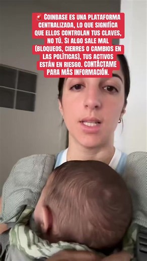 Coinbase es una plataforma centralizada, lo que significa que ellos controlan tus claves, no tú. Si algo sale mal (bloqueos, cierres o cambios en las políticas), tus activos están en riesgo. CONTÁCTAME PARA MÁS INFORMACIÓN. #XRP #CryptoAlert #SmartMoneyMoves #WealthTransfer #CryptoReels