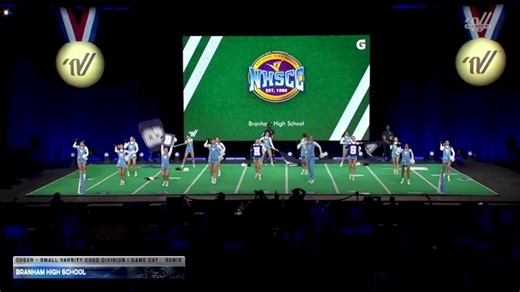 Branham High School [2026 Cheer - Small Varsity Coed Division I Game Day Semis] 2026 UCA National High School Cheerleading Championship DI