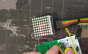 [ESP32 micropython] led点阵 贪吃蛇