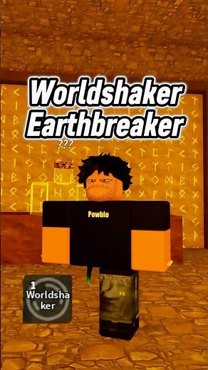 Let's showcase Worldshaker and Earthbreaker, shovel and pan. ✅ #prospecting #roblox #powblo #games