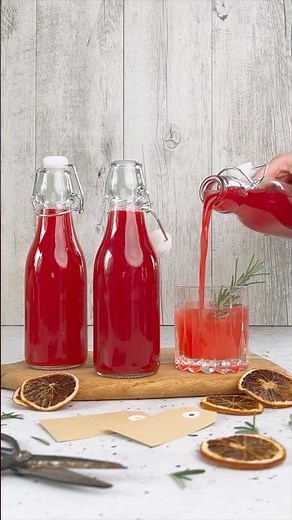 RHUBARB AND GINGER CORDIAL 🍹 easy homemade drink recipe