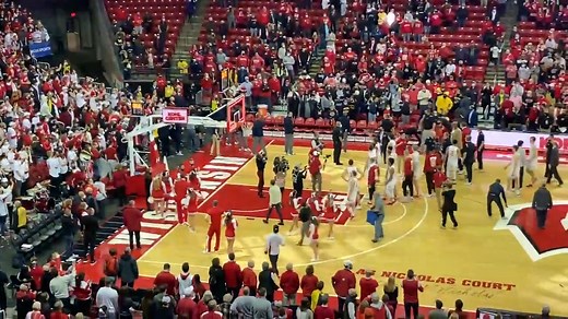 After Michigan men's basketball suffered a loss in Wisconsin Sunday, a fight involving players and coaches broke out in the handshake line. | MLive.com