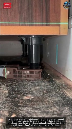 How tool Adjustable Cabinet Leg Leveler Tool Levels Cabinets Precisely#tool