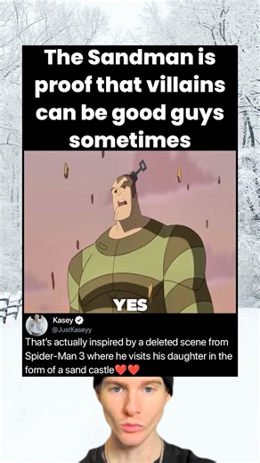 The Sandman is proof that villains can be good guys sometimes