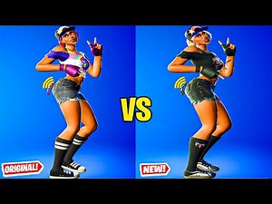 Fortnite OG vs Inked Beach Bomber Skin Emote battle Thicc 🍑😍 Best Icon Emote Dance 😋😘 Who's You Like