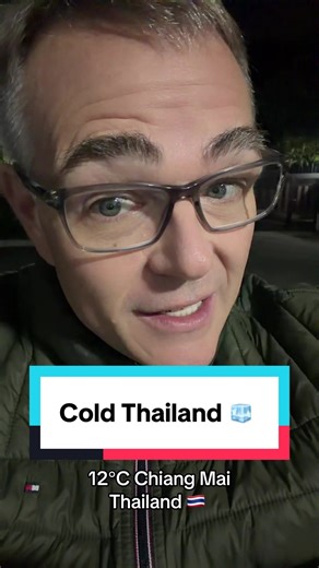 Cold morning in Chiang Mai today ❄️ If you’re traveling up north in Thailand, heads-up — it actually gets cold, especially in the early mornings. Bring extra layers, stuff you’d never think you’d need in Thailand. I legit wish I packed gloves right now… and good luck finding big ones here 😂 Northern Thailand hits different 🌬️🏔️ #fyp #travel #thailand #chiangmai #coldweather