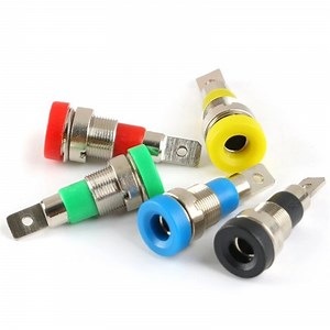 [Hot Item] 4mm Banana Plug Binding Post Panel Mount Test Probe Connector Female