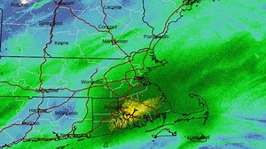 Watch the Massachusetts blizzard on a weather radar