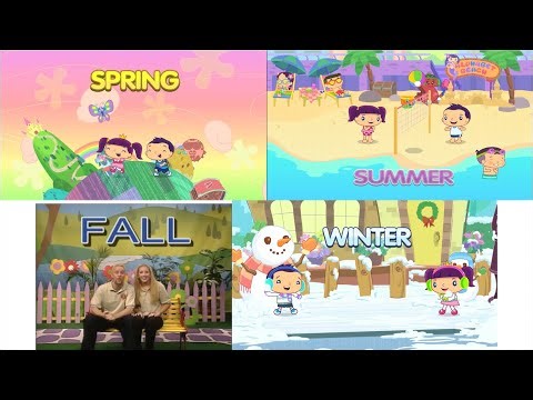 ABC Mouse - "The Four Seasons Song" (with cartoon and live-action images) 🌻 ❄️ 🍂 🌱