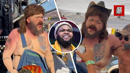 Comedian Druski goes viral with controversial ‘white-face’ at NASCAR event