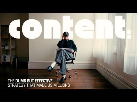 Transcript of dumb content strategy that made us millions - YouTubeToTranscript.com
