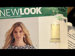 New Look 6434 tutorial, sew along