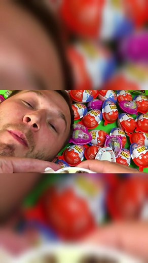 Kinder Joy - 100 Colored Kinder Joy - Toys Opening A Lot Of Kinder Joy Candy ASMR#kinderjoy #kinder #candy #asmr