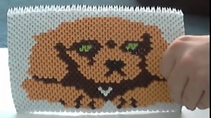 How to make 3d Origami Puppy painting