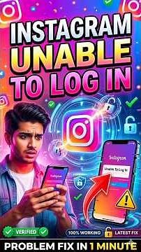 Instagram Unable To Login Fix 2026 | An Unexpected Error Occurred Please Try Logging In Again