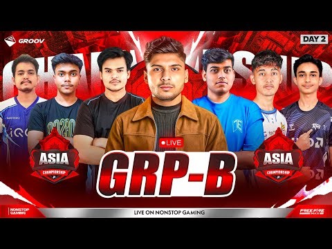 ASIA CHAMPIONSHIP ESPORTS QUALIFIERS GRP-B 🔥🥵 || FT- TSG, RNTX, STN, GG, UG, DRS #nonstopgaming