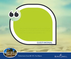 Fishermans Cove 80-101 is a fantastic Winter Getaway in a prime South Fort Myers location. Conveniently located to shopping and dining and about 10 min drive to area Islands and beaches. Offering a swimming pool, workout room, community center, lakeside gazebo, and community grills for all your get-togethers! https://royalshell.me/FC80-101 #vacation #FortMyers #paradise #travel #SWFL #sunshinestateofmind #RoyalShellStyle | Royal Shell Vacations