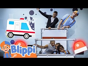 Blippi discovers an Ambulance! 🚑 | Blippi Vehicles | Learning Videos for Kids