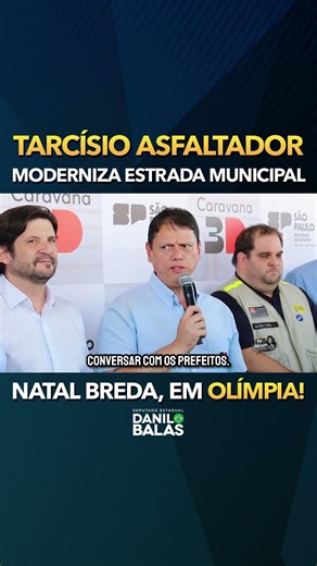 Tarcísio the road builder "strikes" again!