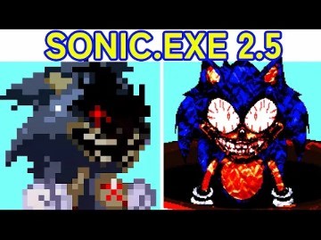 SONIC.EXE v2.5 VS Friday Night Funkin | FULL WEEK 1 (FNF MOD)