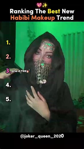 Ranking Best NEW Habibi Makeup Trend 💖✨