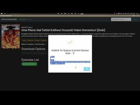Anime Batch Downloader Gui | Ridiculosly efficient, fast and light weight