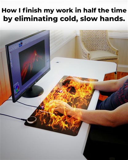At last, an effective way to keep your hands warm while on your computer! https://heatka.co.uk/products/heatka-hand-warmer This hand warmers soothing heat will keep your hands warm and comfortable, allowing you to focus on getting your work done and having more time for yourself. ✔️ Improves efficiency by keeping your hands warm & fast. ✔️ 30-55°c soothing heat keeps you comfortable and focused. ✔️ Helps you focus by eliminating cold, sore hands. ✔️ Free shipping from Witheridge, Devon It’s no s