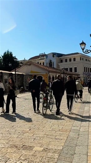 Shkoder Albania city center amazing people greasy weather #shkodra #albania #city