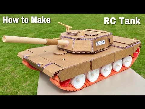 How to Make a Tank - Remote Controlled Tank M1 Abrams - INCREDIBLE INVENTION