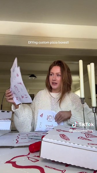 DIY Pizza Boxes for Your Birthday Party!