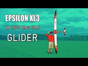 Epsilon XL3 glider 4m (157") rc glider