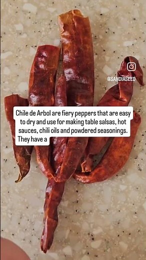 Chile de Arbol Seeds - Easy to grow!