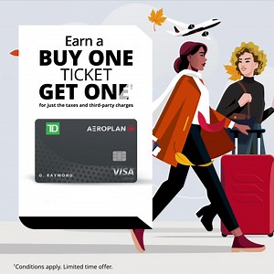 Earn up to 25,000 bonus points! Plus, bring a friend with a round-trip Buddy Pass. Now that’s a warm welcome. | Aeroplan
