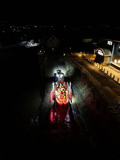 Burry Port RNLI volunteer crew save two people from vessel struggling in surf | RNLI
