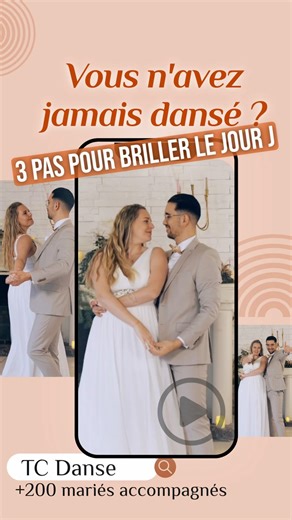 Ces 3 pas de danse faciles vont ajouter un côté élégant et romantique à votre ouverture de bal