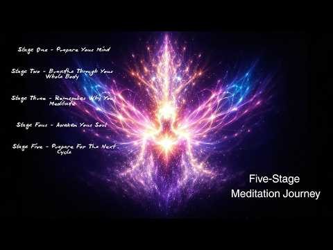 Guided Meditation - Five Stages To Enlightened Bliss - Meditation Sounds