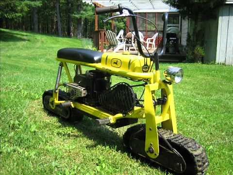 Track Powered minibike 2x2 two wheel drive