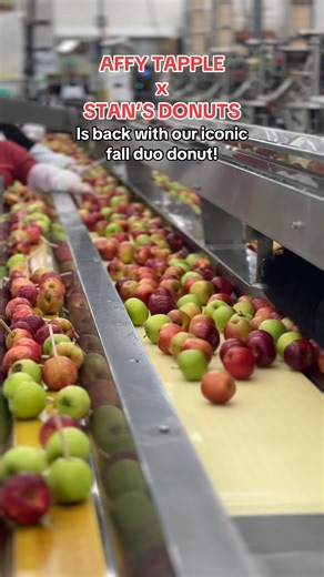 Don’t forget to grab our limited-time Affy Tapple x Stan’s Donuts Duo! Our Apple Crisp Old-Fashioned Donut, Topped with the Iconic @Affytapple Rich Butter Vanilla Caramel and Salted Peanuts. Order yours online or in-store! Available now through the 31st of October. | Stan's Donuts and Coffee Chicago