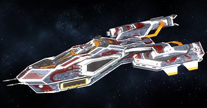 Spaceship Pathfinder Destroyer | 3D Space | Unity Asset Store