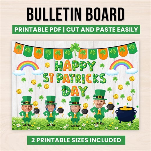 St Patricks Bulletin Board Ideas, March Bulletin Board Kit, Leprechauns Classroom Door Display - Etsy Australia