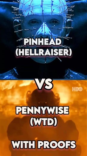 Pinhead vs Pennywise #pennywise #pinhead #jasonvoorhees #michaelmyers #horror #strangerthings
